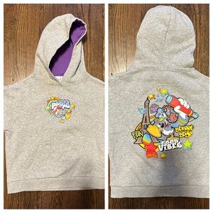 Disney Paris Donald Duck graffiti hoodie boys 9/10 NWOT